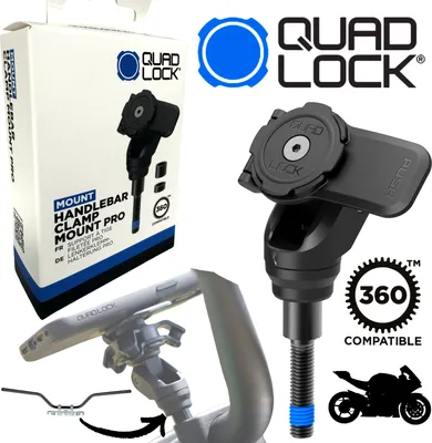 Produktbild von QUAD LOCK 360 Handlebar Clamp Mount PRO Motorrad Lenkerklemmen Halterung