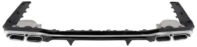 Produktbild von Heckdiffusor für Mercedes E W213 Facelift Limousine 20+ E63 Design Schwarz glänzend.