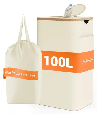 Produktbild von Pfandflaschen Sammelbehälter 100L mit Deckel & Geruchsdicht Beige