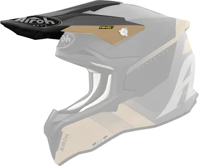 Image de Visière avant Airoh Strycker Blazer Gris mat Or
