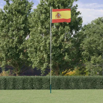 Produktbild von Möbel Flagge Spaniens mit Mast 6,23 m Aluminium 2023