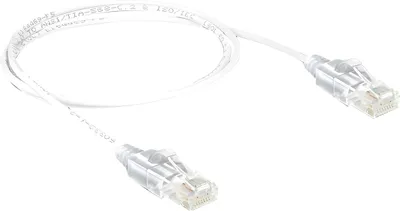 Produktbild von Delock - Patch-Kabel - RJ-45 (M) zu RJ-45 (M) - 1 m - UTP - CAT 6 - halogenfrei - weiß