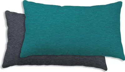 Produktbild von Winter Bettwäsche Biber Meliert Baumwolle Flanell Kuschelig Flauschig Warm Weich Modern, Größe:2er Pack 40x80 cm, Farbe:petrol / anthrazit