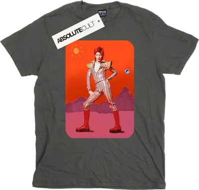 Produktbild von David Bowie - "On Mars" T-Shirt für Herren BI21095 (XXL) (Holzkohle)