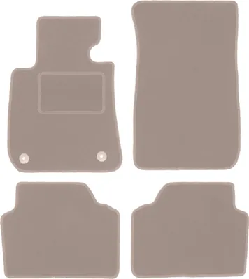 Image de Tapis de sol en velours pour BMW 3 E91 break, touring (2004-2011) - tapis de sol LUX beige (4 pièces)