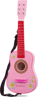 Produktbild von New Classic Toys, Guitar PINK mit Blumen
