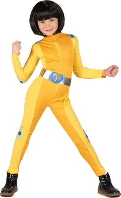 Immagine prodotto di Costume da spia per bambini costume di carnevale giallo-argento - 122/134 (7-9 anni)