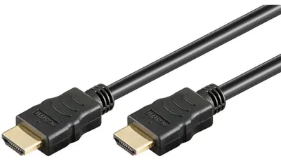 Image de goobay 80101 goobay Soft High-Speed HDMI-Kabel mit Ethernet 1,0 m schwarz, 1 St.