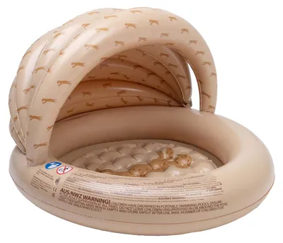 Produktbild von Swim Essentials Planschbecken - Roamer Canopy - Ø100 cm - Beige Leopard