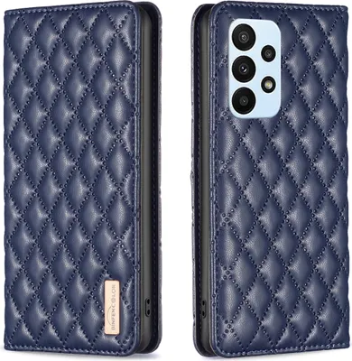 Obrázek produktu pro Galaxy A23 Case, Elegantní flipové kožené pouzdro ve stylu knihy se stojánkem pro Samsung Galaxy A23 M23 M13 4G Blue
