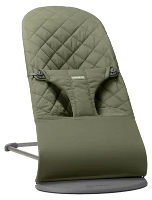 Produktbild von BabyBjörn Bliss Baumwolle Wippstuhl - Dunkelgrün