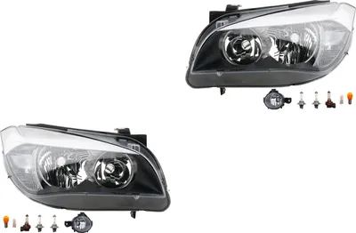 Immagine prodotto di Johns, set di fari adatto per BMW X1 E84 07/12- H7 H7 L&R + fendinebbia + lampadina 63176924655 6924655 63176924656 6924656 63117290233 7290233 63