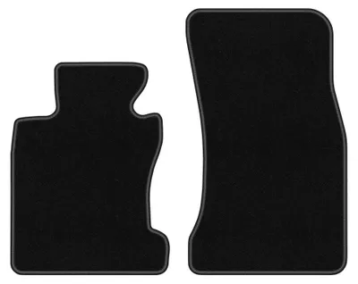 Productafbeelding van Velours voormatten voor BMW 5 E60 2003-2010 – 2-delig, zwart, op maat – Wielganizator BASIC