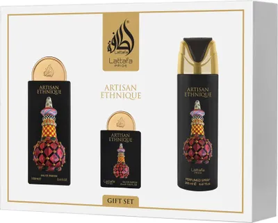 Immagine prodotto di Zestaw Lattafa Artisan Ethnique Edp 100ml + Edp 20ml + Deodorante 200ml