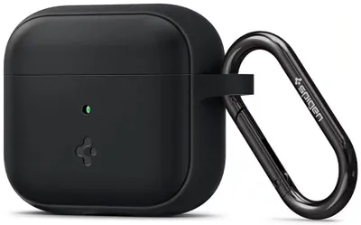Obrázok produktu pre Spigen Silicone Fit, čierne - AirPods 2021 (ASD01984)