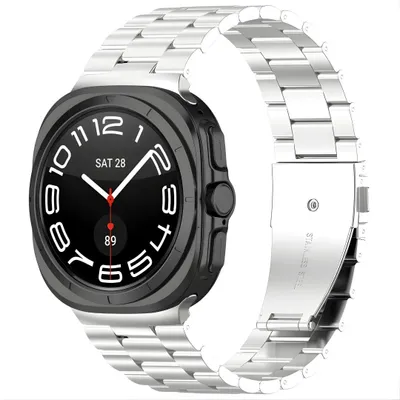 Produktbild von Armband für Samsung Galaxy Watch Ultra 47mm Edelstahl Gliederband Ersatzband