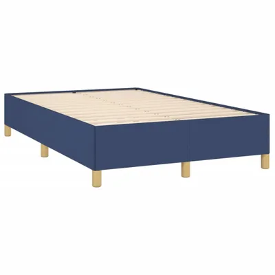 Produktbild von Bettgestell ohne Matratze Blau 120x190 cm Stoff