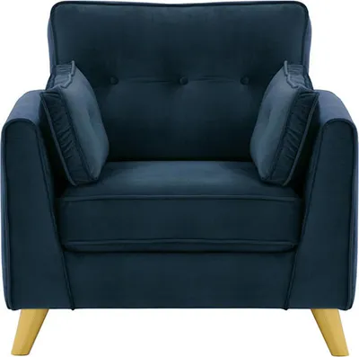 Produktbild von SLF24 - Sessel Magnus - blau - Velluto 11
