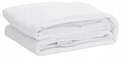 Produktbild von Matratzenschoner 100 x 220 cm weiß wasserdicht mit Gummibändern