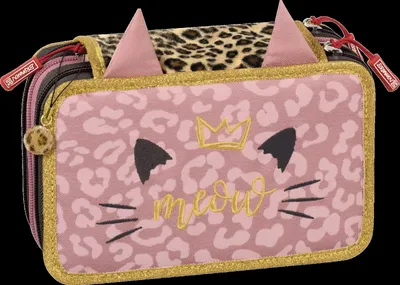 Image de BRUNNEN 1049121942 Federmäppchen Sweet Wild Cat, rosa