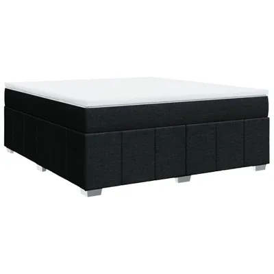 Produktbild von "WINTER SALE"Boxspringbett Modernes/Doppelbett - Polsterbett Erwachsene/r /Kind - mit Matratze Schwarz 180x200cm Stoff - Klassische Betten NeuMöbel607443