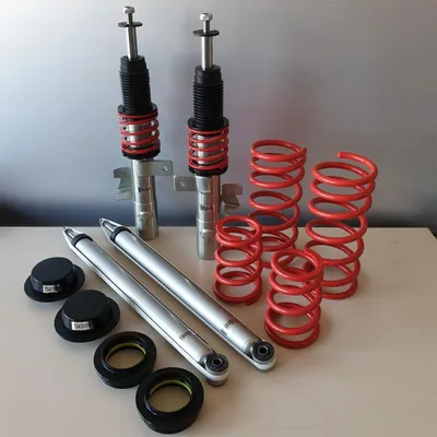 Produktbild von Redline Gewindefahrwerk Sport Fahrwerk rote Federn Ford Focus II 2 MK2 2004-2010