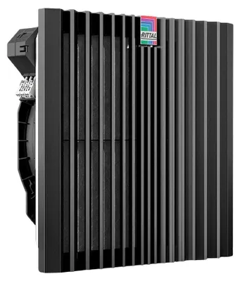 Produktbild von Rittal 3245.908, Eingebauter Ventilator, 931 m³/h, Kunststoff, Schwarz, 1 Stück(e), 4,05 kg