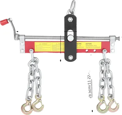 Immagine prodotto di Bilanciamento motore, portata 900 kg, maniglia regolabile, argento