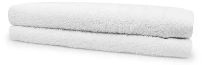 Produktbild von Eleganzzz Frottee-Handtuch 50x100cm – Weiß  – 50x100  – 100% Baumwolle – saugstark