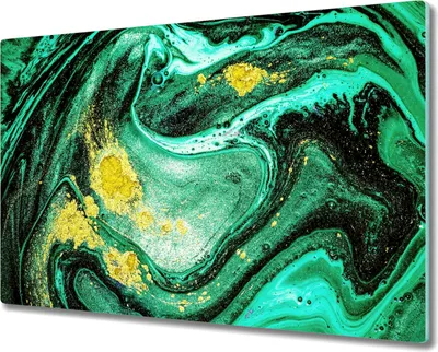 Produktbild von Coloray Herdabdeckplatte 80x52 cm Schneidebrett Kochplattenabdeckung Küchenbrett Hackbrett - Flüssigkeiten Abstractionism