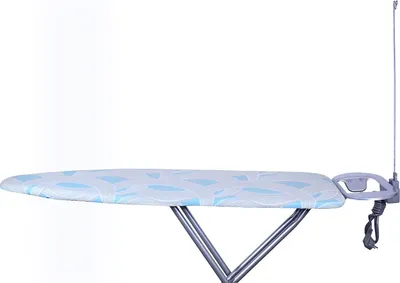 Produktbild von Bügeleisenbrett mit Ärmelsockel und verstellbarer Höhe - Publiziert Metall und faltbares Design 145 x 59-95 x 38 cm