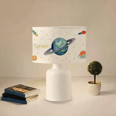 Immagine prodotto di Opviq, lampada da tavolo di alta qualità, 1 attacco E27, 32 cm, 50% plastica, 50% tessuto