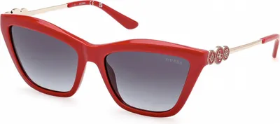 Produktbild von Guess Gu00199 Damen-sonnenbrille Rot  Mann Rot One Size