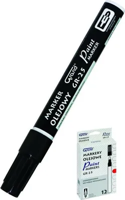 Productafbeelding van Oliebasis marker Grand GR-25, zwart, 1 stuk