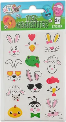 Produktbild von itenga Oster Sticker Tier Gesichter 380.152.91