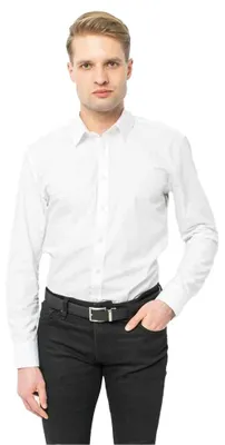 Produktbild von Del Mare Club - Hemd für Herren, Regulär NA1054 (121,92 cm) (Weiß)