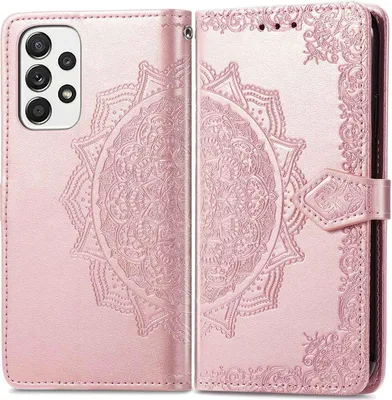 Zdjęcie produktu dla imoshion Mandala Bookcase dla Samsung Galaxy A33 - Rosé Goud