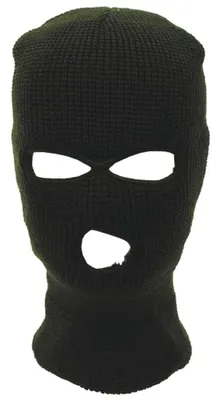 Produktbild von MFH Balaclava, 3-Loch, Polyacryl, oliv