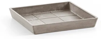 Produktbild von Blumentopf Untersetzer Ecopots Rotterdam Kunststoff 38,5 x 38,5 x 3,4 cm taupe