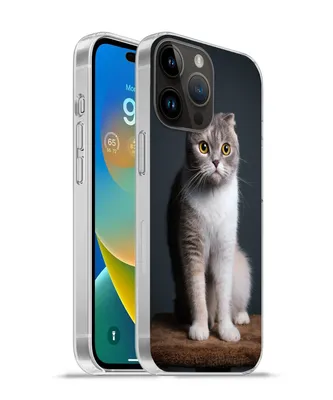Produktbild von MuchoWow® Handyhülle Schutzhülle Hülle für Apple iPhone 14 Pro Max Katze - Haustiere - Licht Silikon Softcase Handy Hülle - Hardcover