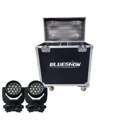 Produktbild von LED Moving Head Licht, RGBW Farbmischung, Zoom Funktion, 1 Flight Case