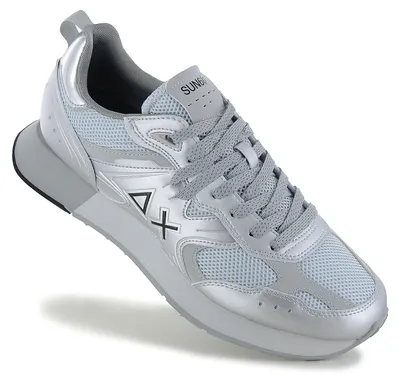 Zdjęcie produktu dla SUN68 Jaki 2.0 Silver Mesh – męskie trampki, kolor srebrny, model Z36119-44, rozmiar 45