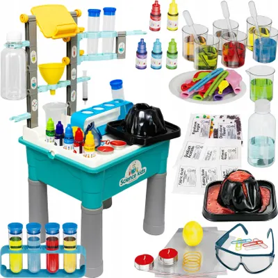 Zdjęcie produktu dla Mały Chemik Laboratorium Chemiczne Dla Dzieci Do 270 Eksperymentów Wulkan