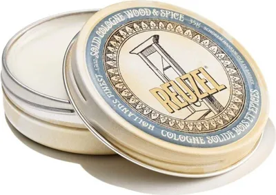 Zdjęcie produktu dla Reuzel Solid Cologne Balm Woda kolońska w balsamie Wood & Spice, 35 g