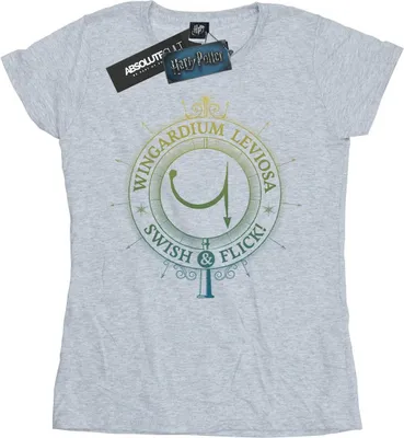 Produktbild von Harry Potter - "Wingardium Leviosa" T-Shirt für Damen BI1155 (XL) (Grau)