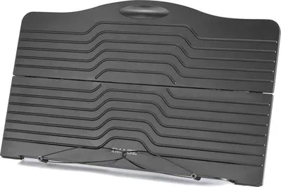 Produktbild von Famanu Buchständer Metall mit Klemmbereich, verstellbar, klappbar und tragbar - ideal für Küche und Büro
