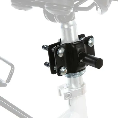 Produktbild von TRIXIE Ersatzhalter für Sattelstange für Biker-Set Fahrradhalterung für Hunde - schwarz - 60L x 90H x 80B