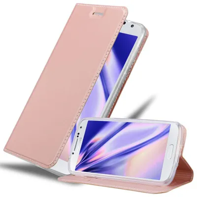 Image de Cadorabo Housse pour Samsung Galaxy S4 Housse en rose Cover Etui Book Case Booklet