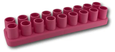 Produktbild von Stiftehalter für Kinder - 18 Fächer (Rosa)