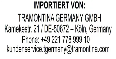Produktbild von Tramontina Steak- und Pizzagabel 21 cm Edelstahl mit Holzgriff